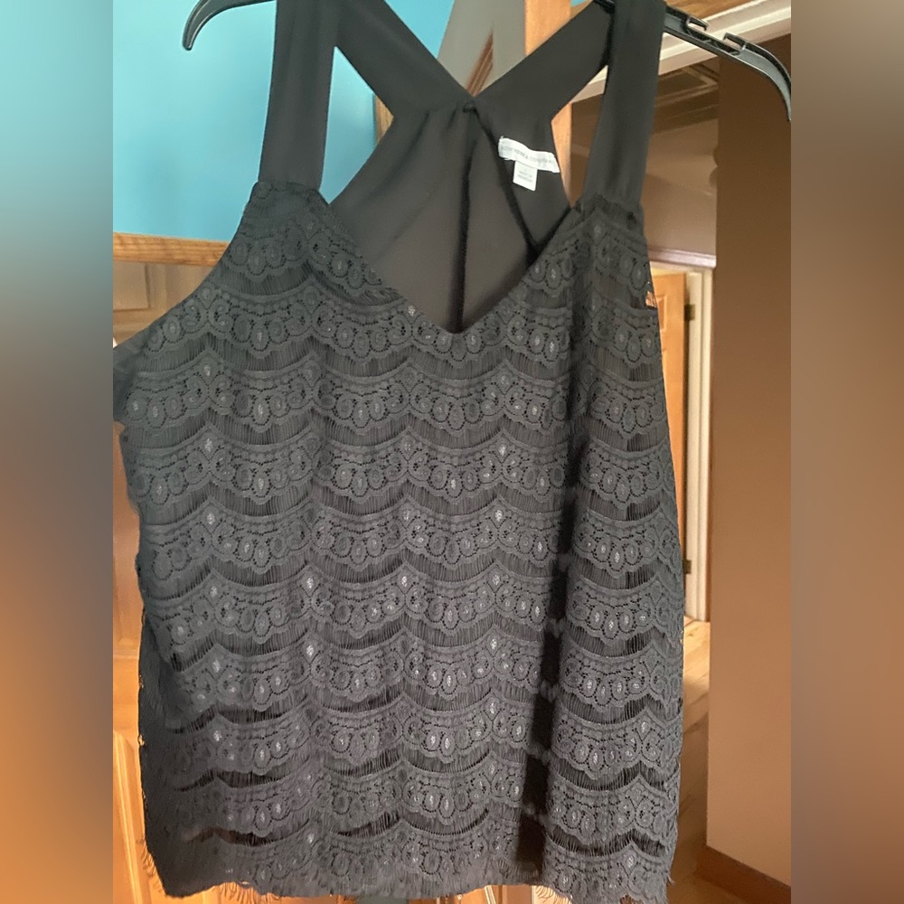 Black Lace front Tank
